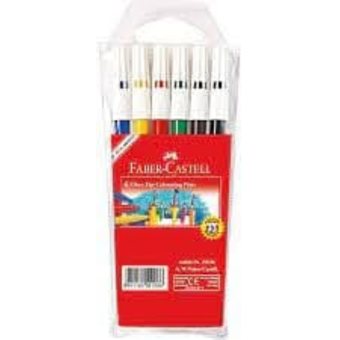 FC PEN FIBRE TIP COLOUR MARKER 6S 155106